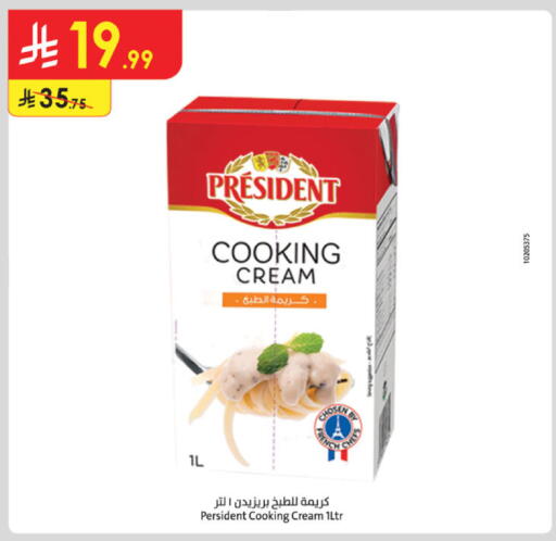 PRESIDENT Whipping / Cooking Cream available at Danube in KSA, Saudi Arabia, Saudi - Jeddah