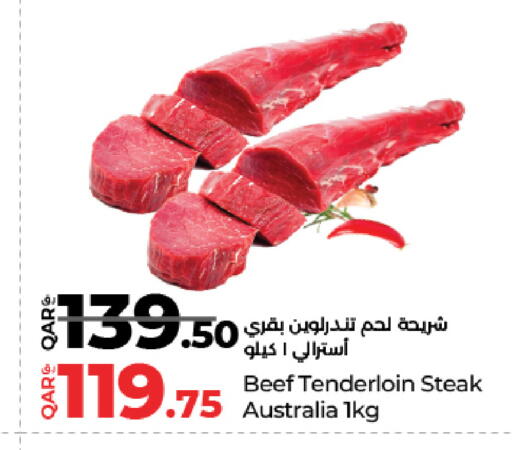 Beef available at LuLu Hypermarket in Qatar - Al-Shahaniya