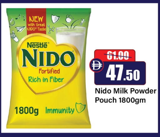 NIDO Milk Powder available at Al Aswaq Hypermarket in UAE - Ras al Khaimah