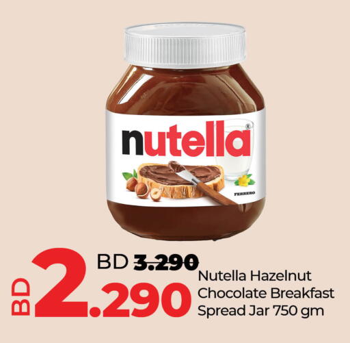 NUTELLA Chocolate Spread available at LuLu Hypermarket in Bahrain