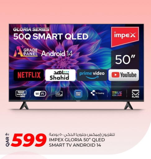 IMPEX Smart TV available at Rawabi Hypermarket in Qatar - Al Shamal