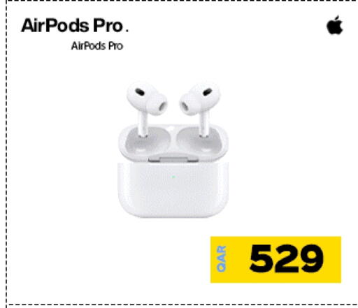 APPLE Earphone available at Doha Link in Qatar - Al Shamal