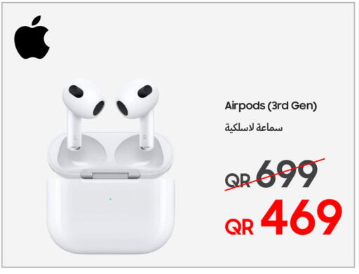 أبل سماعات أذن available at تكنو بلو in قطر - الوكرة