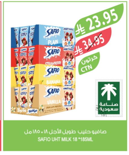 SAFIO Long Life / UHT Milk available at Farm  in KSA, Saudi Arabia, Saudi - Jeddah