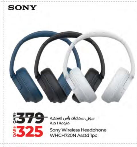 SONY Earphone available at LuLu Hypermarket in Qatar - Al Shamal