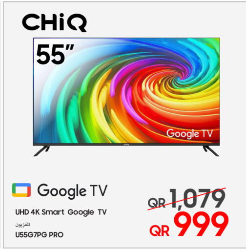CHIQ Smart TV available at Techno Blue in Qatar - Al-Shahaniya