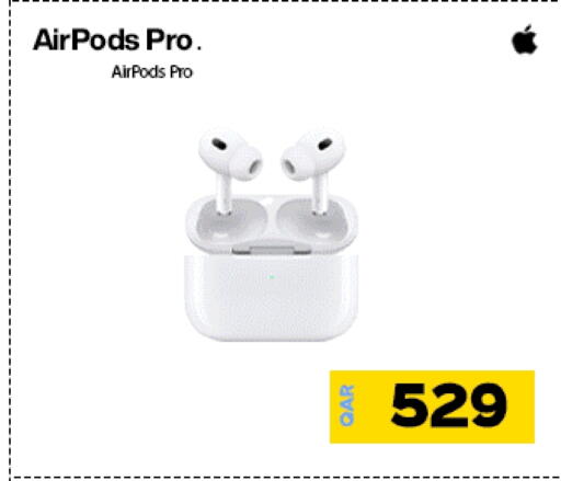 APPLE Earphone available at Miracle Phones in Qatar - Al Shamal