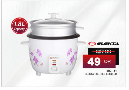 ELEKTA Rice Cooker available at Bin Saif Electronics  in Qatar - Al Shamal