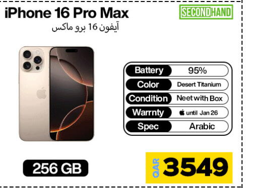 APPLE iPhone 16 available at Miracle Phones in Qatar - Al Wakra
