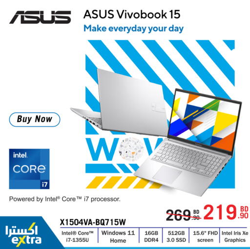 ASUS Laptop available at eXtra in Bahrain