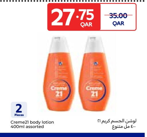 CREME 21 Body Lotion & Cream available at Carrefour in Qatar - Al Shamal