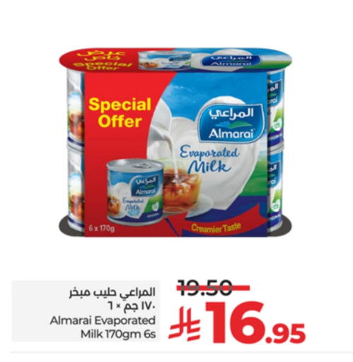 ALMARAI Evaporated Milk available at LULU Hypermarket in KSA, Saudi Arabia, Saudi - Jeddah