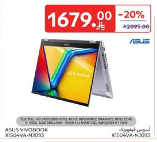ASUS Laptop available at Carrefour in KSA, Saudi Arabia, Saudi - Sakaka