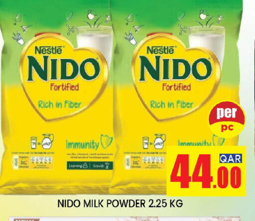 NIDO Milk Powder available at Shop n Smile Hypermarket in Qatar - Al Shamal