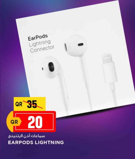 Earphone available at Marza Hypermarket in Qatar - Al-Shahaniya