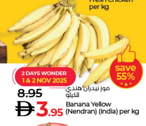 Fresh Fruits in Lulu Hypermarket, UAE Offers - United Arab Emirates Banana from India available at Lulu Hypermarket in UAE - Dubai