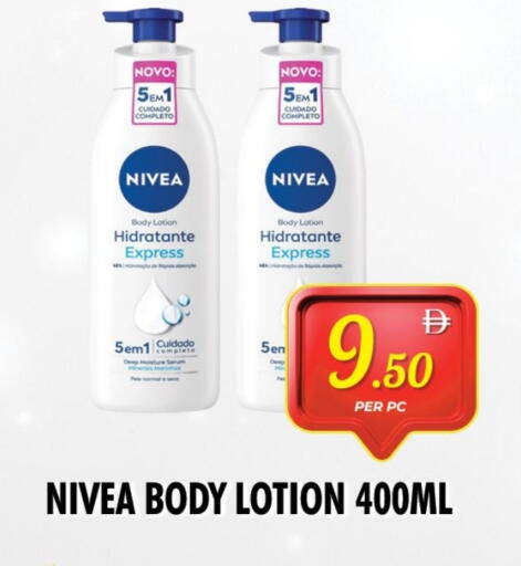 Nivea Body Lotion & Cream available at NIGHT TO NIGHT DEPARTMENT STORE in UAE - Sharjah / Ajman