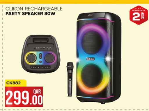 CLIKON Speaker available at Rawabi Hypermarket in Qatar - Al-Shahaniya