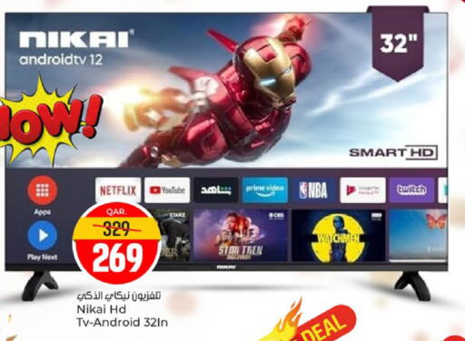 NIKAI Smart TV available at Paris Hypermarket in Qatar - Doha