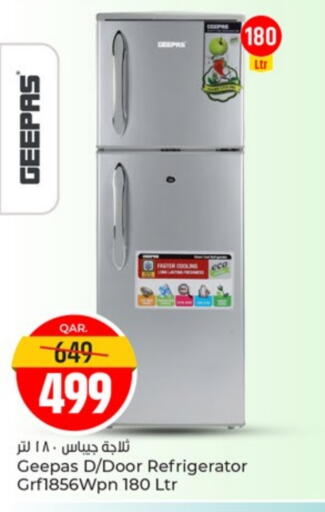GEEPAS Refrigerator available at Paris Hypermarket in Qatar - Doha