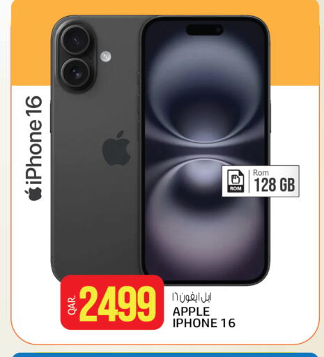 APPLE iPhone 16 available at Saudia Hypermarket in Qatar - Doha