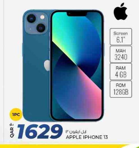 APPLE iPhone 13 available at Rawabi Hypermarket in Qatar - Doha