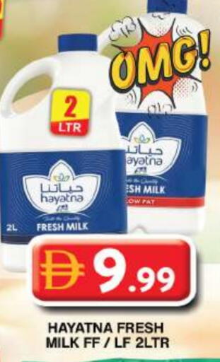 HAYATNA Fresh Milk available at Grand Hyper Market in UAE - Dubai