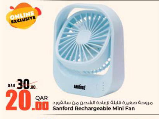 SANFORD Fan available at Rawabi Hypermarket in Qatar - Al-Shahaniya