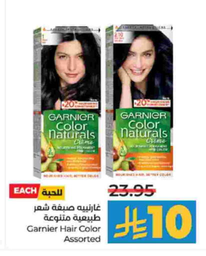 GARNIER Hair Colour available at LULU Hypermarket in KSA, Saudi Arabia, Saudi - Jeddah
