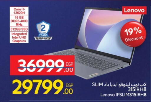 LENOVO Laptop available at Carrefour  in Egypt - Cairo