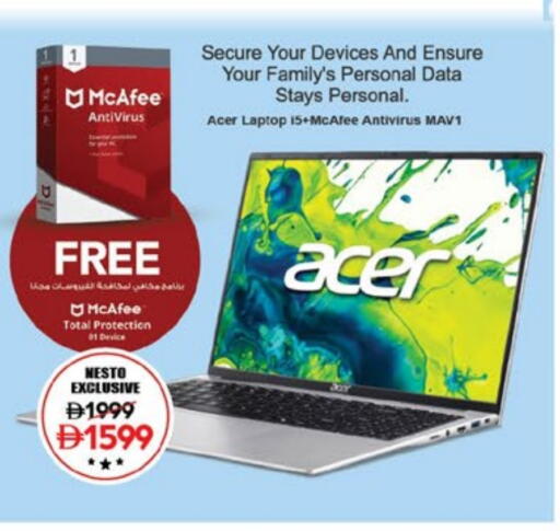 ACER available at Nesto Hypermarket in UAE - Dubai