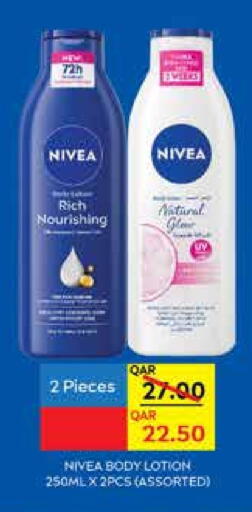 Nivea Body Lotion & Cream available at Retail Mart in Qatar - Al Shamal