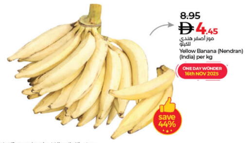 Banana from India available at Lulu Hypermarket in UAE - Dubai