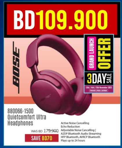BOSE Earphone available at Sharaf DG in Bahrain