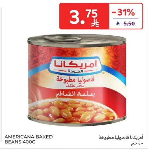 AMERICANA Baked Beans available at Carrefour in KSA, Saudi Arabia, Saudi - Buraidah