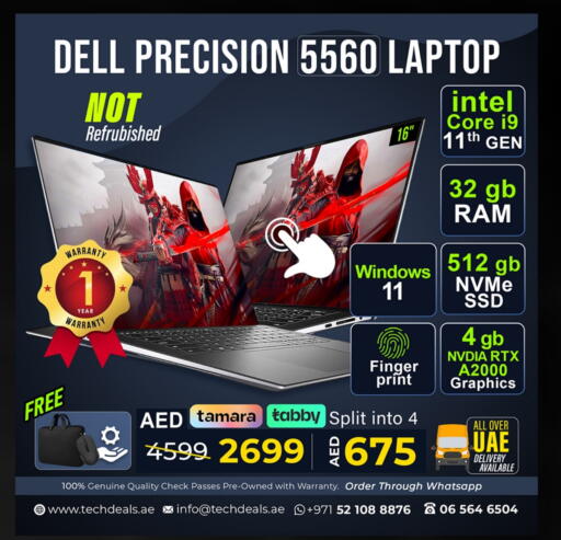 DELL Laptop available at TechDeals Electronics Trading in UAE - Dubai