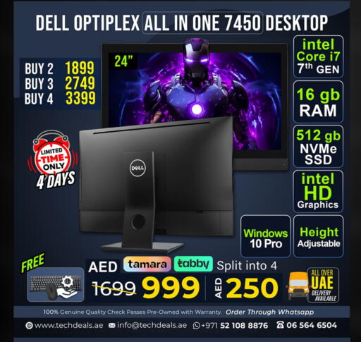 DELL Desktop available at TechDeals Electronics Trading in UAE - Ras al Khaimah