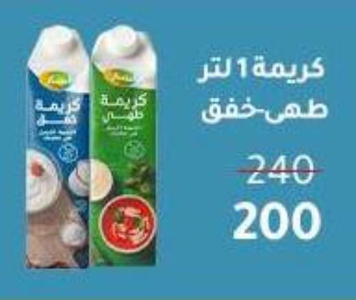 Whipping / Cooking Cream available at Wekalet Elmansoura - Dakahlia  in Egypt - Cairo