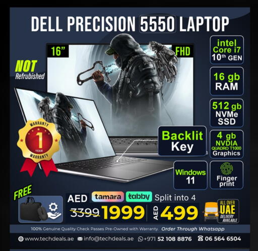 DELL Laptop available at TechDeals Electronics Trading in UAE - Dubai