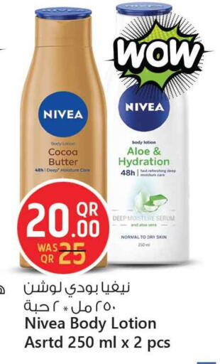 Nivea Body Lotion & Cream available at Safari Hypermarket in Qatar - Al Shamal