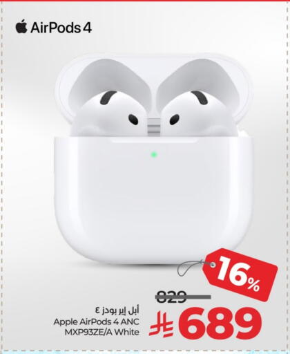 APPLE Earphone available at LULU Hypermarket in KSA, Saudi Arabia, Saudi - Al-Kharj
