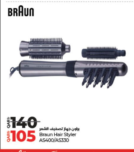 BRAUN Hair Appliances available at LuLu Hypermarket in Qatar - Al Wakra