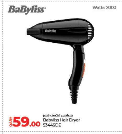 BABYLISS Hair Appliances available at LuLu Hypermarket in Qatar - Al Shamal