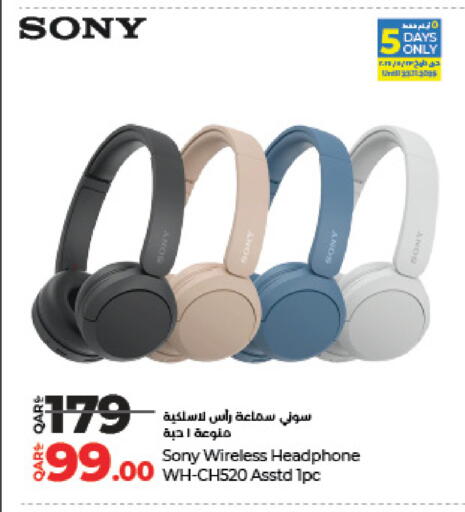 SONY Earphone available at LuLu Hypermarket in Qatar - Al Shamal