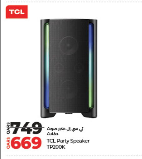 TCL Speaker available at LuLu Hypermarket in Qatar - Al Shamal