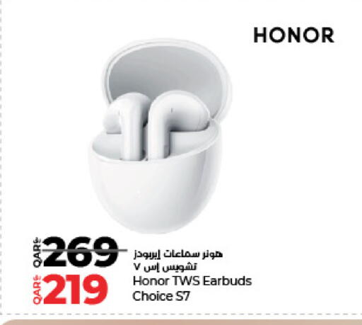 HONOR Earphone available at LuLu Hypermarket in Qatar - Al Shamal