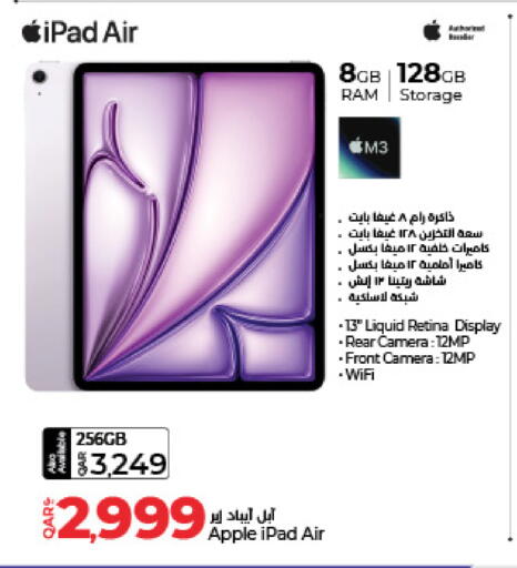 APPLE iPad available at LuLu Hypermarket in Qatar - Al Wakra