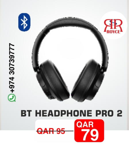 Earphone available at Royce World Trading & Services W.L.L in Qatar - Al Shamal
