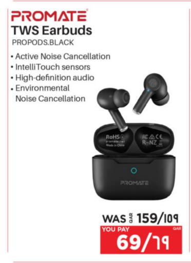 PROMATE Earphone available at Emax  in Qatar - Umm Salal