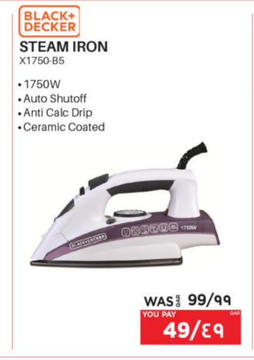 BLACK+DECKER Ironbox available at Emax  in Qatar - Al Wakra